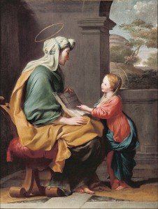 Attributed_to_Giovanni_Romanelli_-_Education_of_the_virgin_-_Google_Art_Project